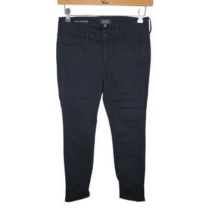 Nydj Alina convertible ankle black denim jeans size 4p